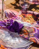 Conjunto 4 Guardanapos Bloom - Orquídea Roxa