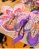 Conjunto 4 Guardanapos Bloom - Orquídea Roxa