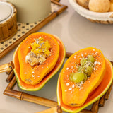 Porta Mamão em Cerâmica - Sementes