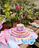 Conjunto 4 Peças Jogo Americano Palha Le Jardin II