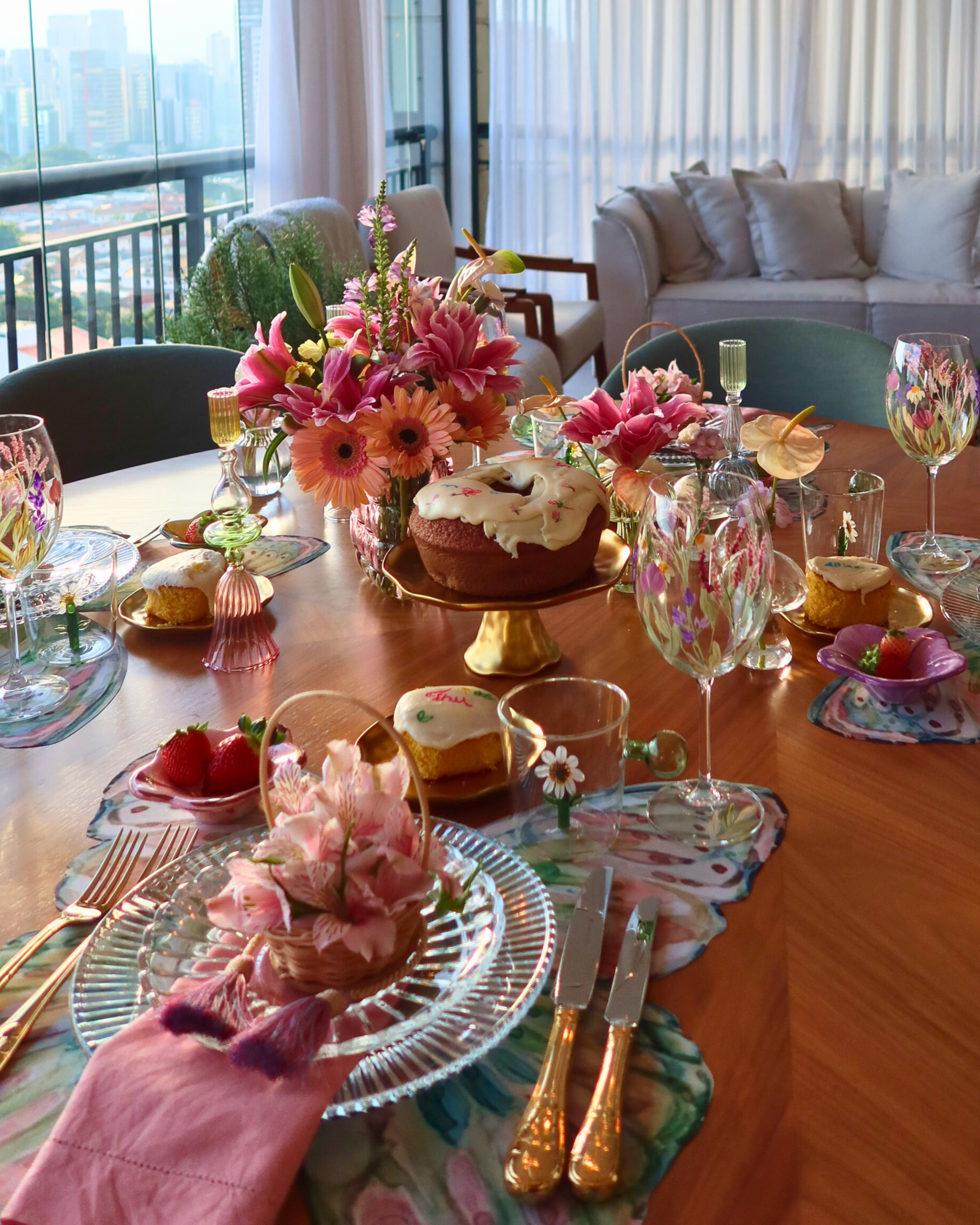 Conjunto 4 Peças Jogo Americano Wish Borboleta