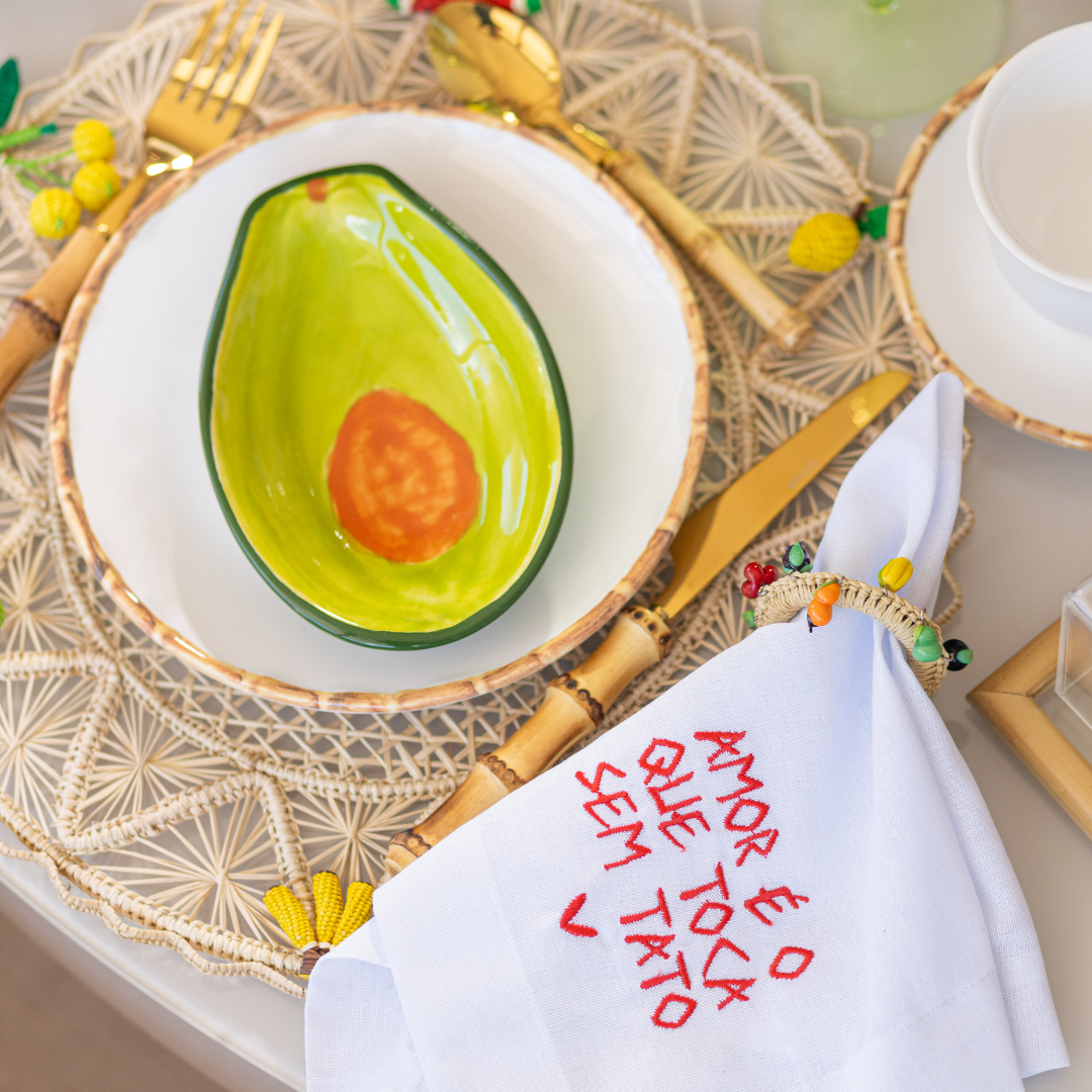 Porta Abacate em Cerâmica - Produção de 10 dias úteis