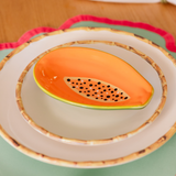 Porta Mamão em Cerâmica - Sementes