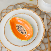 Porta Mamão em Cerâmica - Sementes