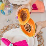 Porta Mamão em Cerâmica - Sementes