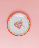 Prato Sobremesa Coração - Collab Minussi & Sophie Wild in Love