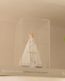Caixa Acrílico Nossa Senhora Aparecida  12x12x21 cm