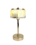 Luminaria Led de Mesa Luce Luxury em Metal (Dourado) 29cm x 14cm