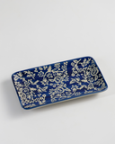 Travessa Decorativa Estampada Ciary – Azul e Branco