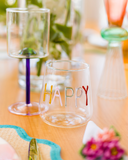 Copo de Vidro Borossilicato “Happy” – 450 ml