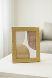 Porta-Retrato Texturizado Dourado G