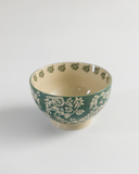 Bowl de Cerâmica Estampado Ciary – Verde e Branco