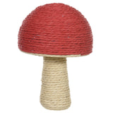Cogumelo Páscoa Sisal Vermelho - 15x22cm