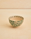 Bowl de Cerâmica Estampado Ciary – Verde e Branco