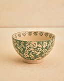 Bowl de Cerâmica Estampado Ciary – Verde e Branco