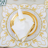 Prato Sobremesa de Porcelana Dubai - 21 cm