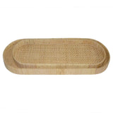 Bandeja de Rattan Amadeirado - 70x27cm