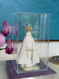 Caixa Acrílico Nossa Senhora Aparecida  12x12x21 cm