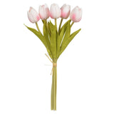 Buquê Decorativo Tulipa Creme - 32cm