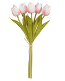 Buquê Decorativo Tulipa Creme - 32cm