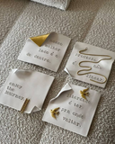 Conjunto 4 Pergaminhos Personalizados em Cerâmica I
