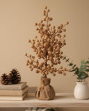 Árvore de Natal Berry com Juta - 45cm