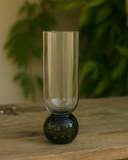 Taça para Champagne Bubble Glass Transparente e Preta -  250 ml